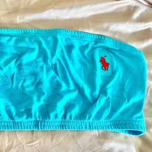 Reworked Vintage Polo by Ralph Lauren Tube Top